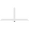 Ekena Millwork Eugene Architectural Grade PVC Gable Bracket, 72"W x 33"H x 2"D x 4"F, 11/12 Pitch GBP072X33X0204EUG00 - alternate 4